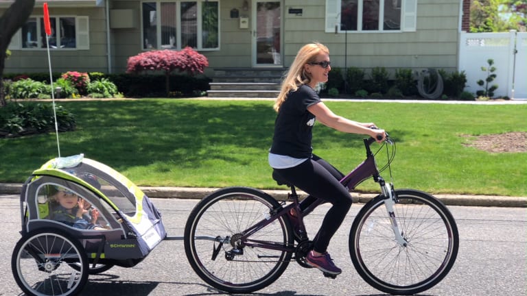 Bike Trailer for Biking with Kids 