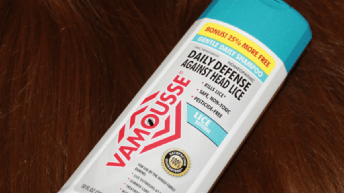 Vamousse Lice Defense Daily Shampoo, Super Lice Killing and Prevention, 10  fl. oz. 