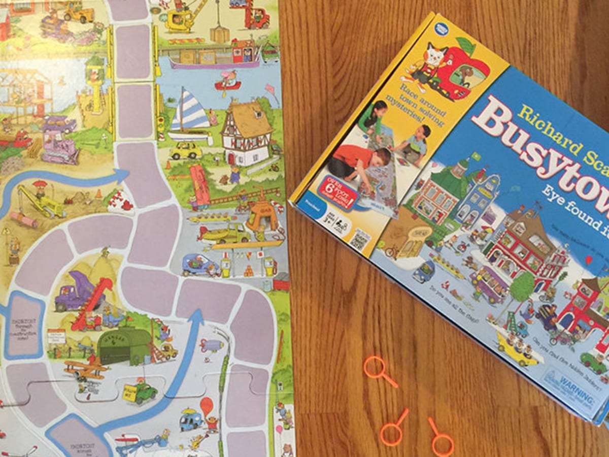 Busy Town Toddler Board Game Review - MomTrends