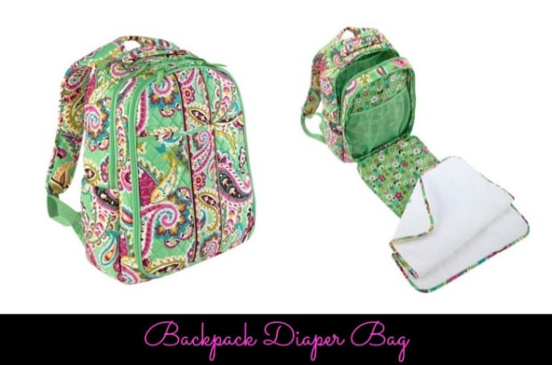 vera bradley baby bag backpack