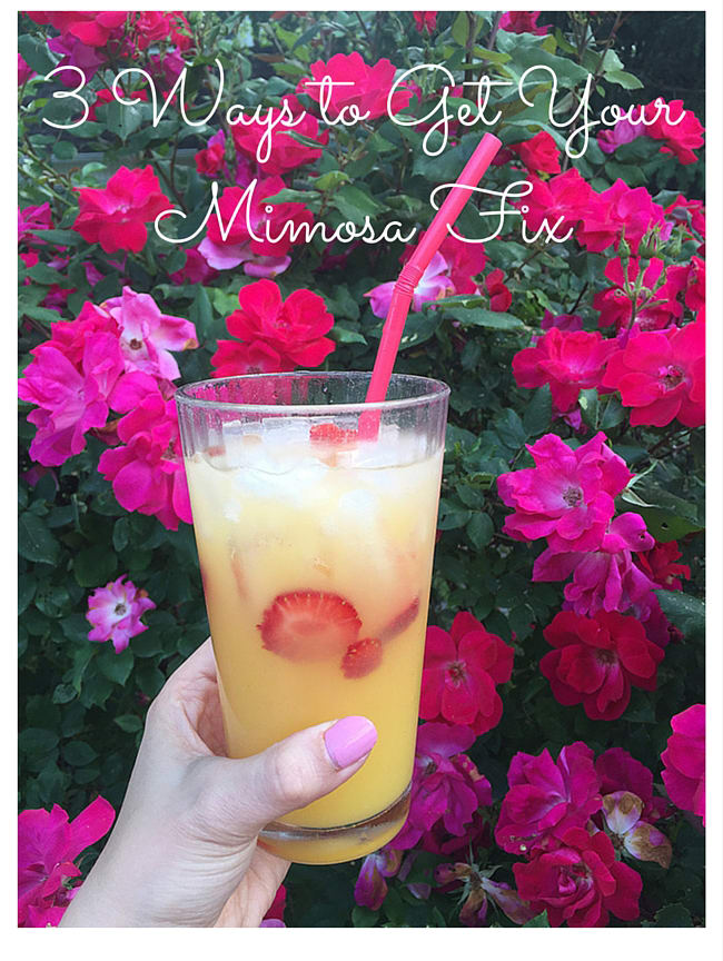 Saturday Sips: The Mimosa Done Three Ways - MomTrends