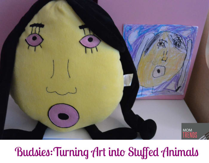 art into stuffed animal