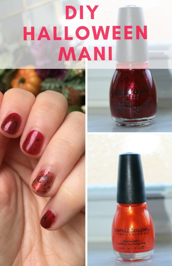 Easy DIY Halloween Manicure - MomTrends