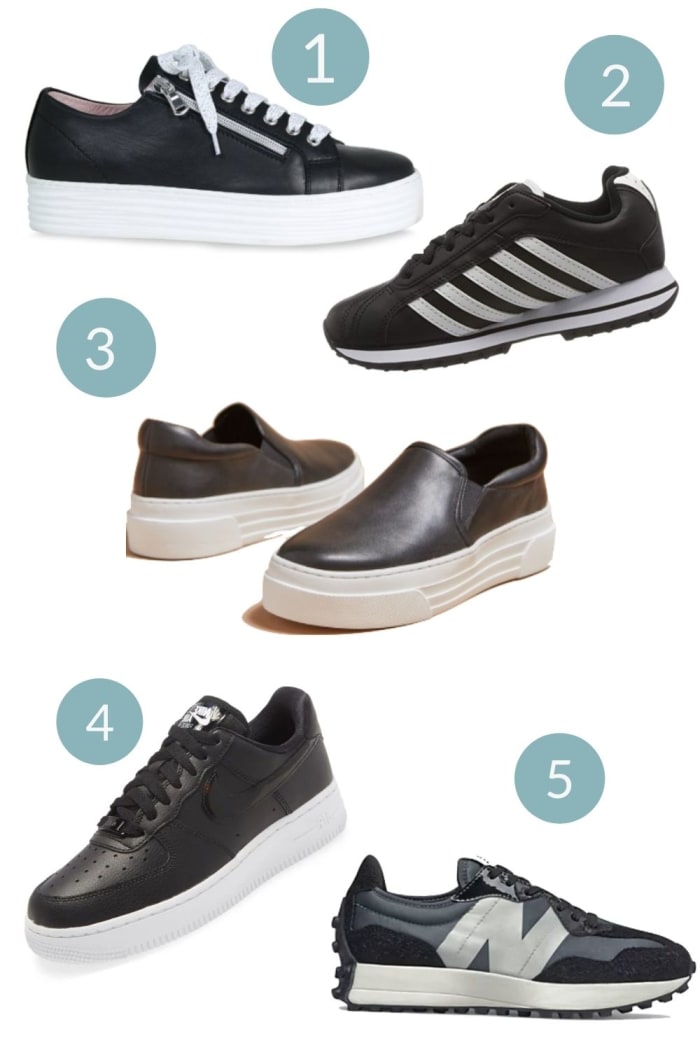 Fall Sneaker Trends Five Black Sneakers to Love - MomTrends