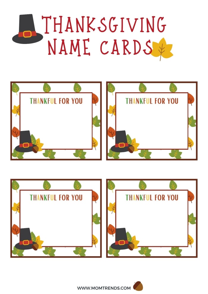 Thanksgiving Gratitude Free Printables - MomTrends