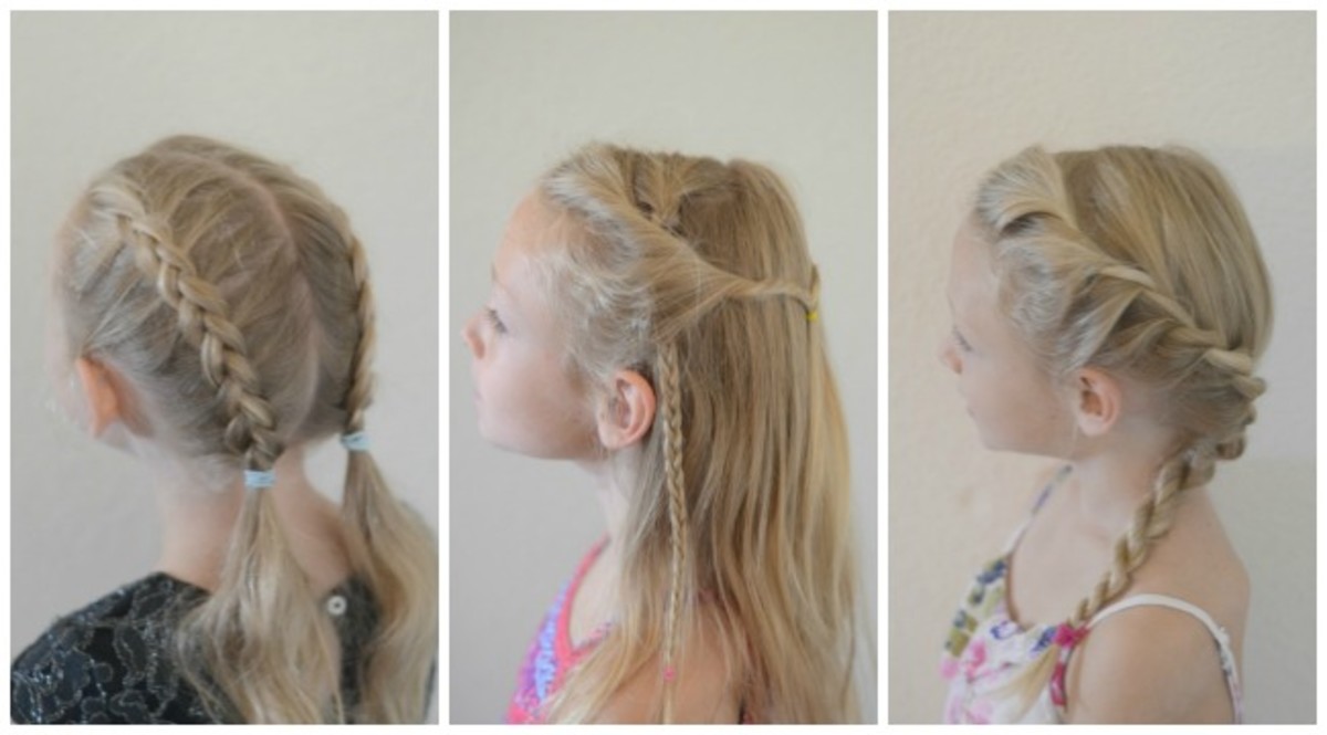 3 Easy Back To School Hairstyles, Part 2 | Hairstyles For Girls - Princess  Hairstyles