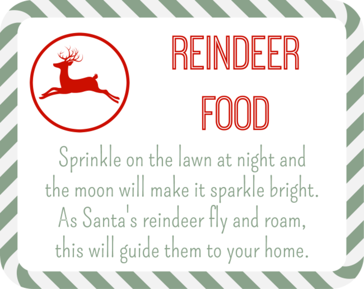 Reindeer Food Free Printables MomTrends