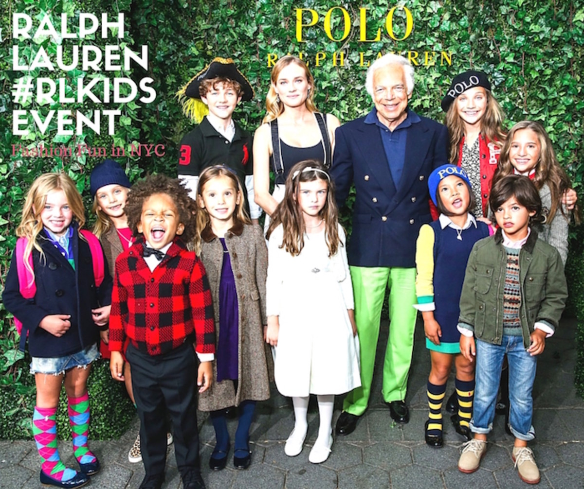 Models at Ralph Lauren Children's Fashion Show – Stock Editorial