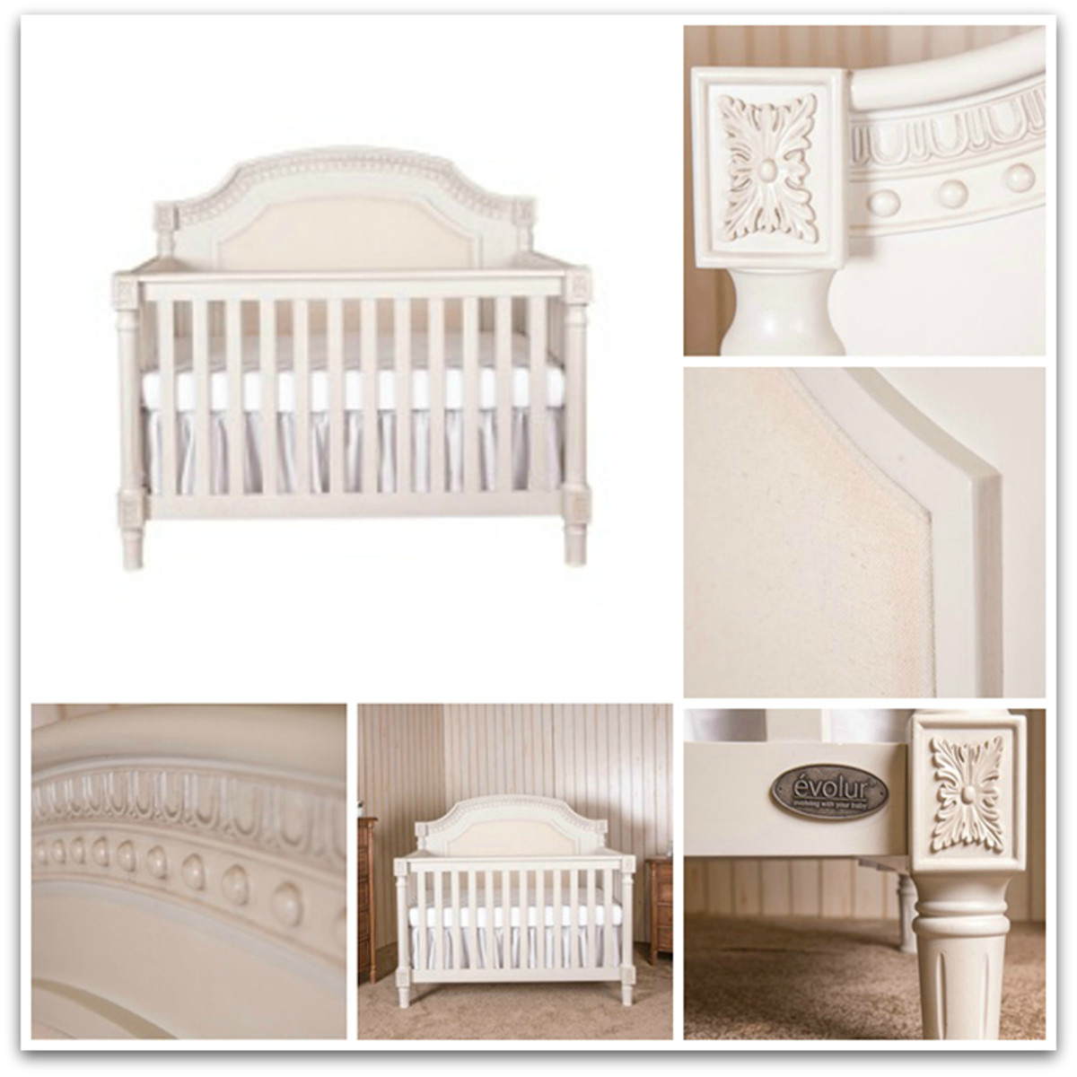 Evolur julienne crib clearance cloud