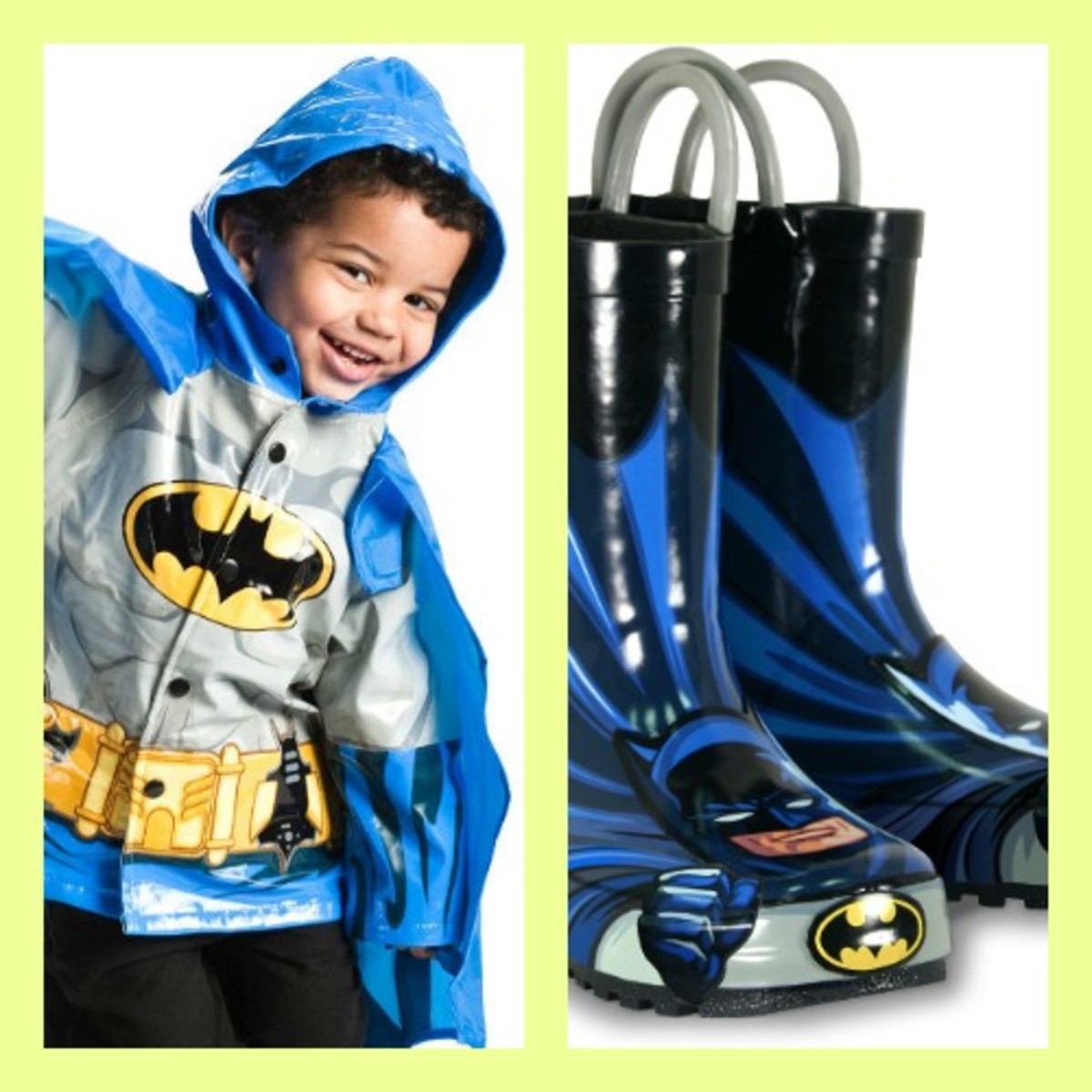 batman raincoat and boots