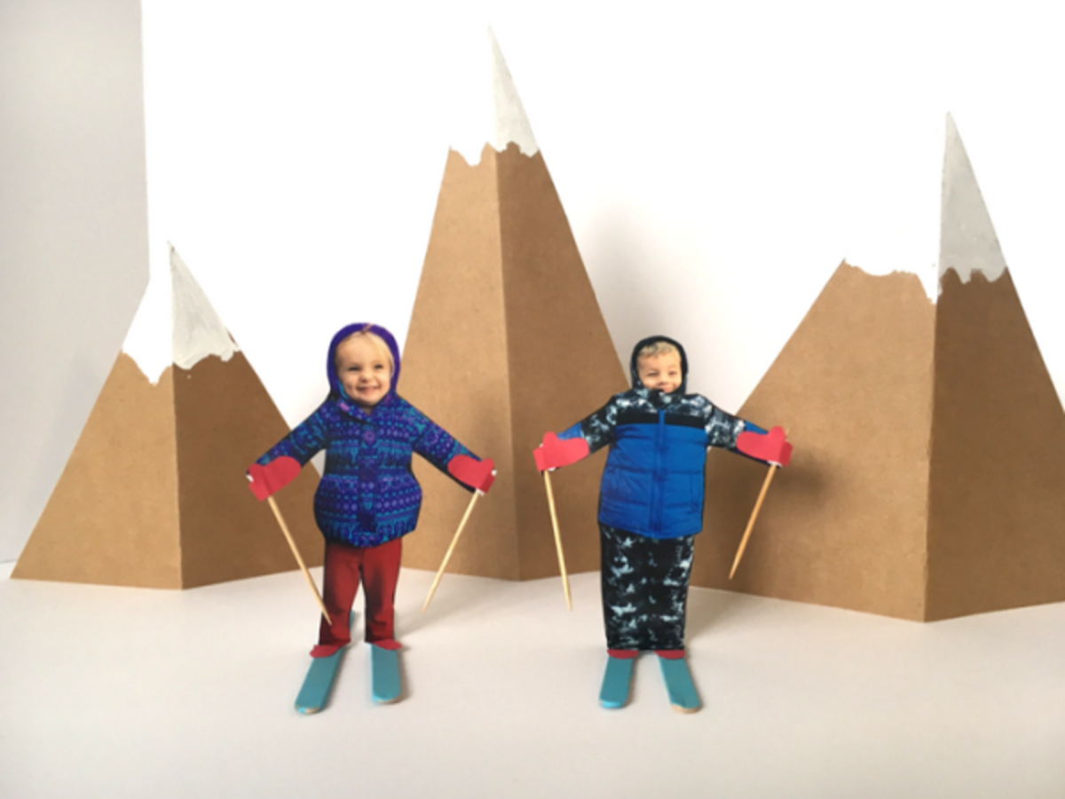 Cardboard Mountain Ski Craft - MomTrends