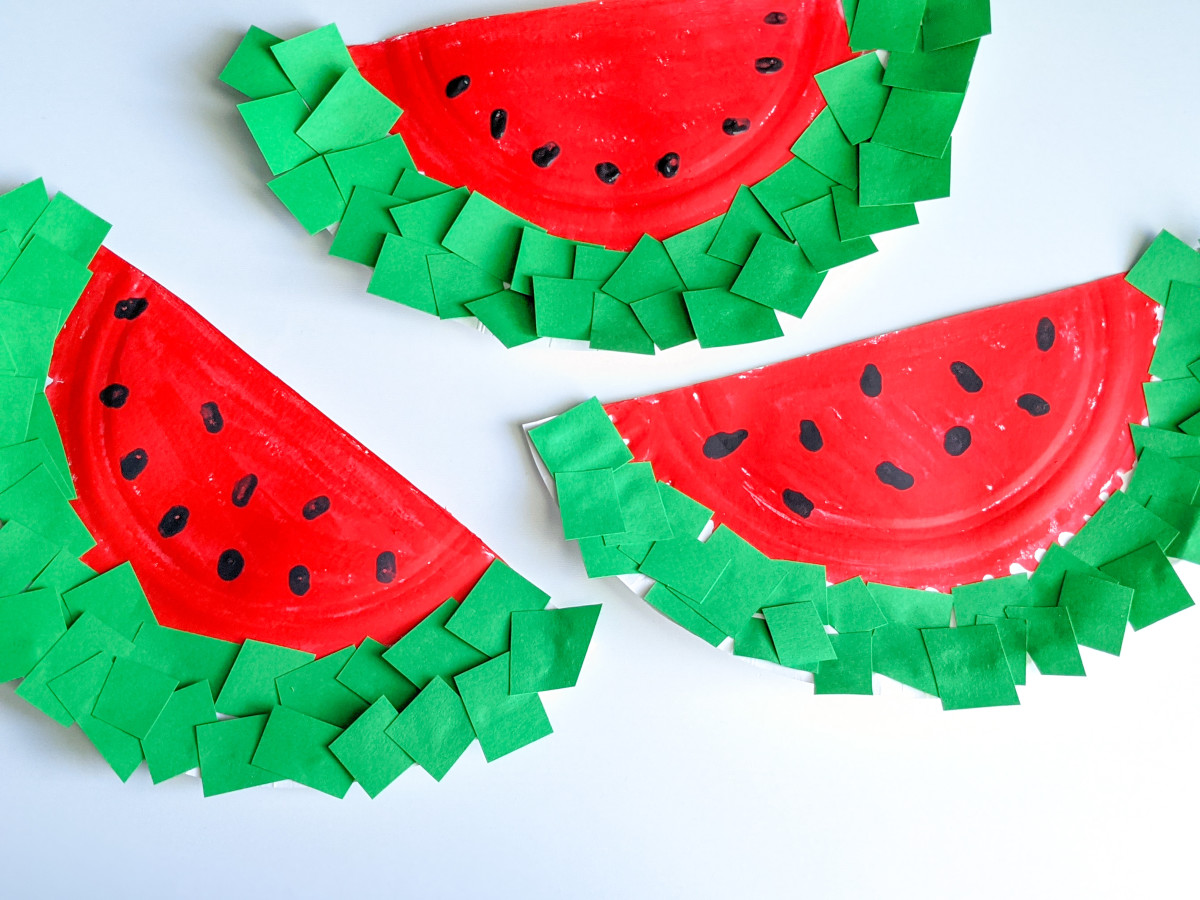 watermelon-paper-plate-craft-for-kids-momtrends