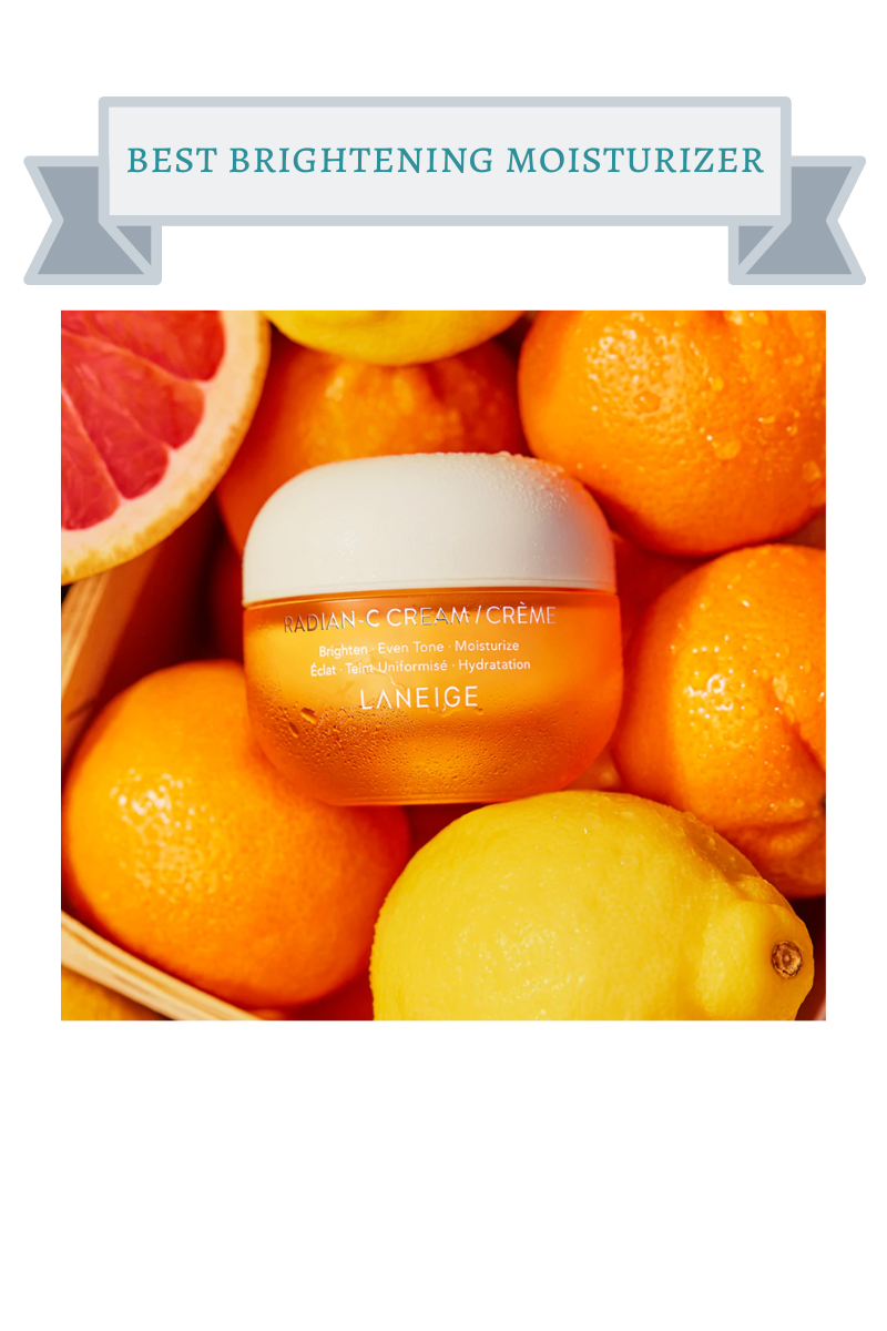 orange jar of laneige radian c cream