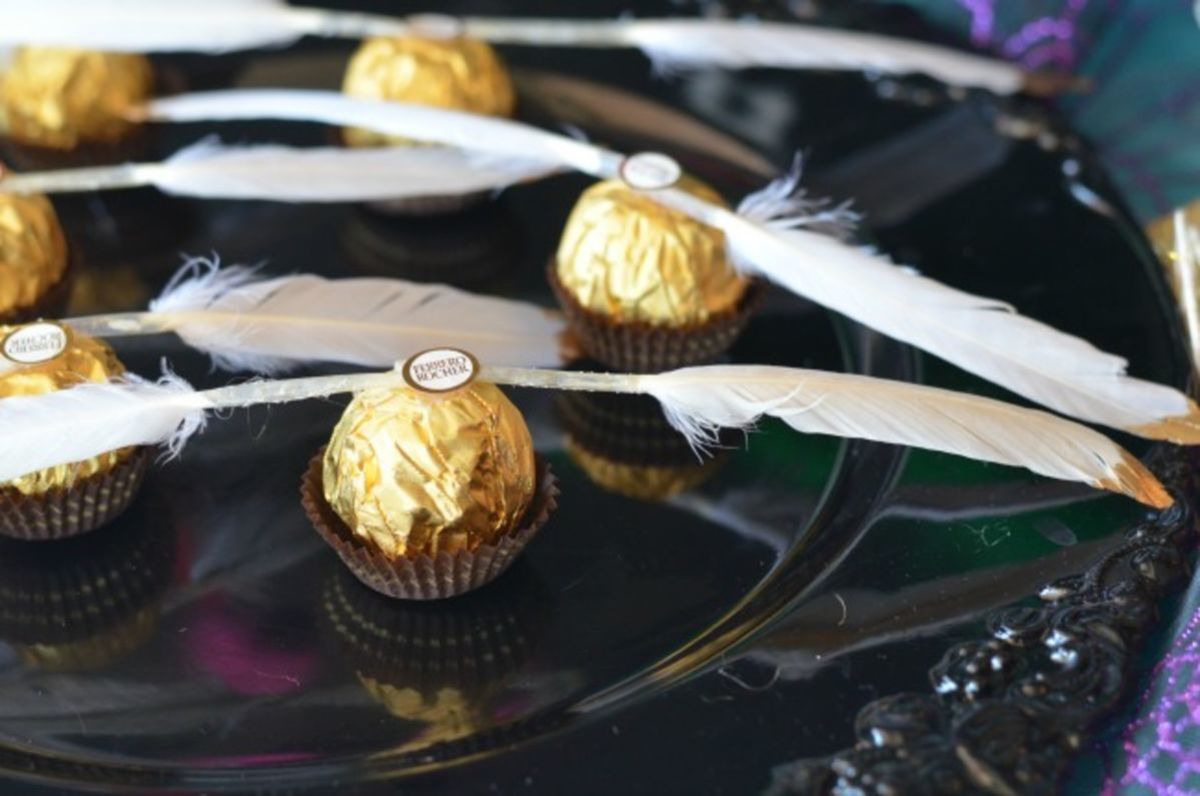 Harry Potter Party Craft - Chocolate Golden Snitches