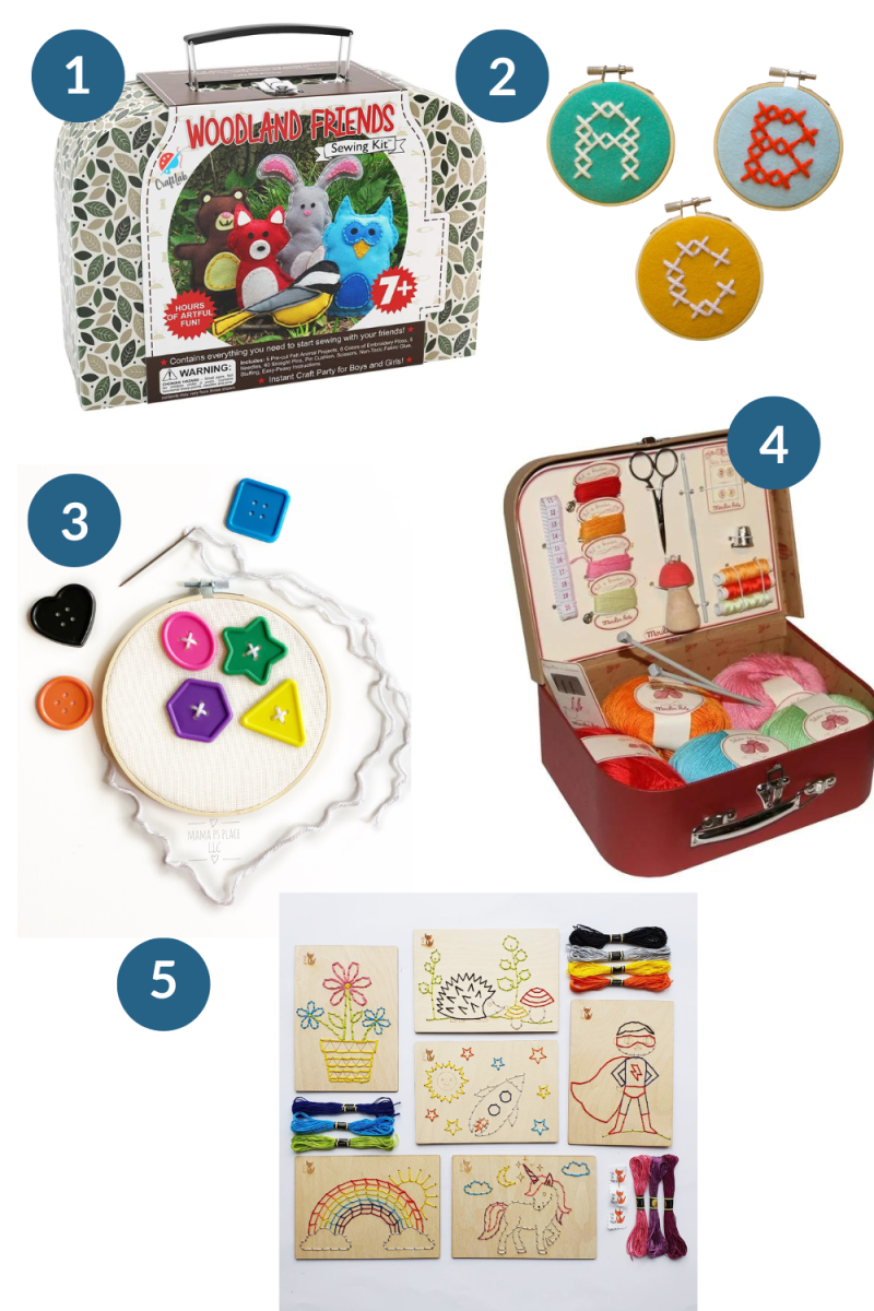 Kid Sewing Craft Kit Sewing Kits for Kids Felt Animals Children Birthday  Gifts