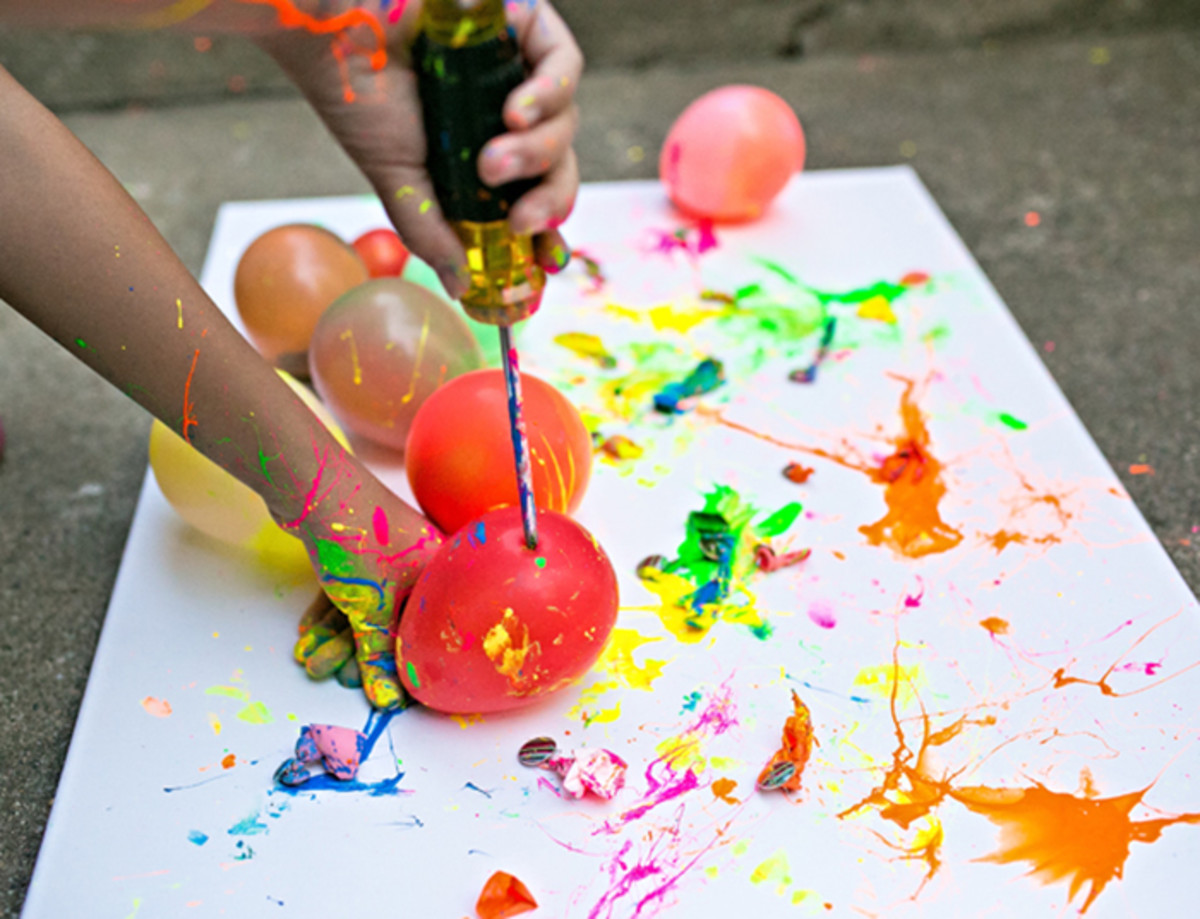 Splatter Paint Styles for Little Kids: Messy and Fashionable ...