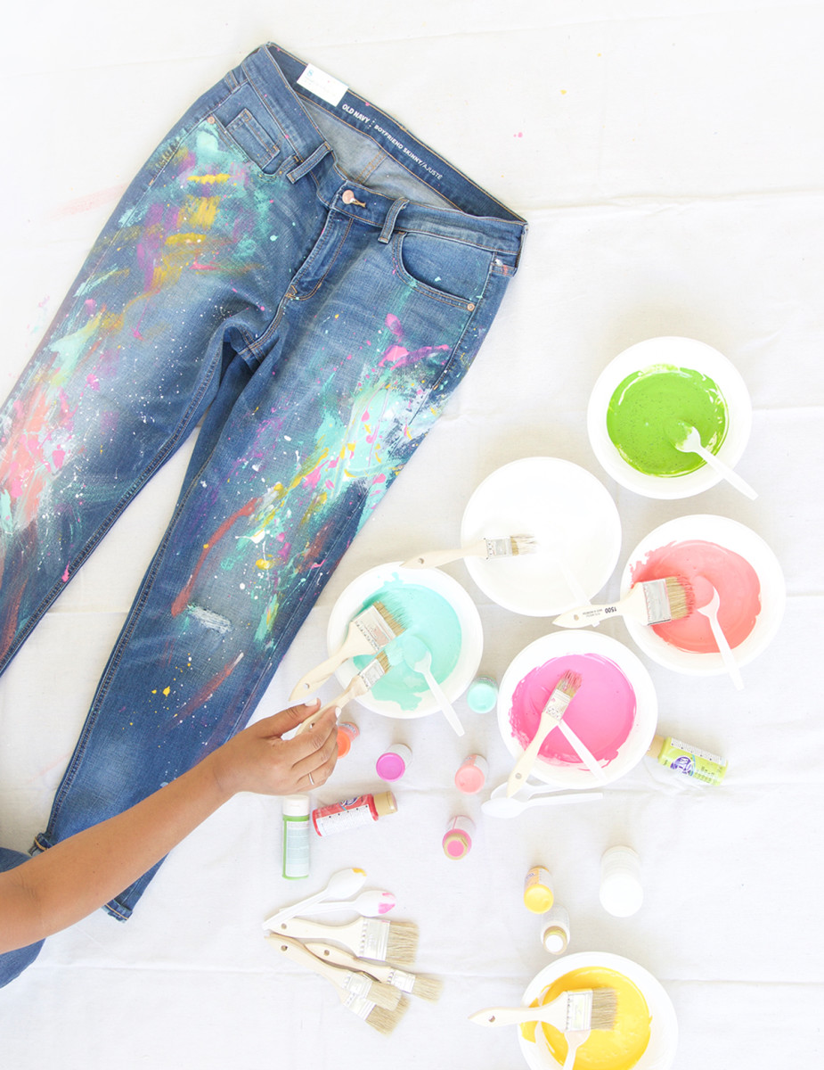 paint splatter clothes