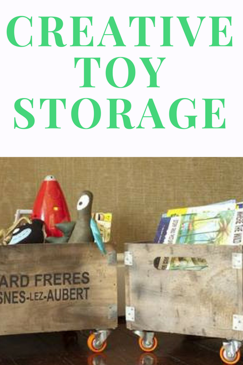 antique toy storage